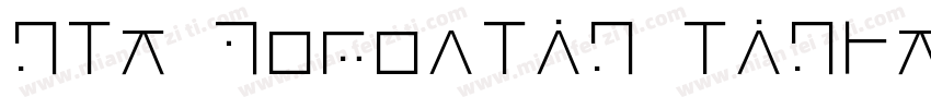 GLT Qomorlig light字体转换